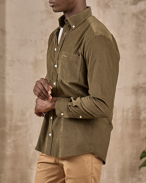 Chemise velours côtelé - MISE AU GREEN - 2