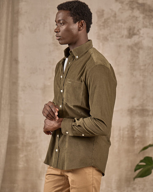 Chemise velours côtelé - MISE AU GREEN - 2