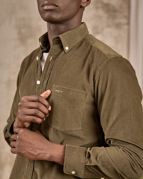 Chemise velours côtelé - MISE AU GREEN - 3