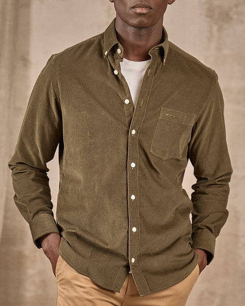 Chemise velours côtelé - MISE AU GREEN - 4
