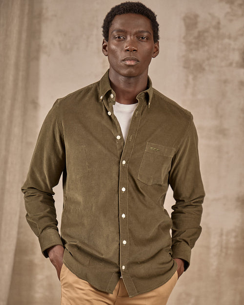 Chemise velours côtelé - MISE AU GREEN - 4