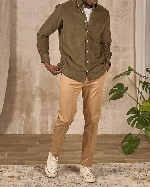 Chemise velours côtelé - MISE AU GREEN - 5