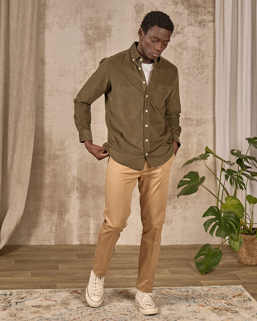 Chemise velours côtelé - MISE AU GREEN - 5