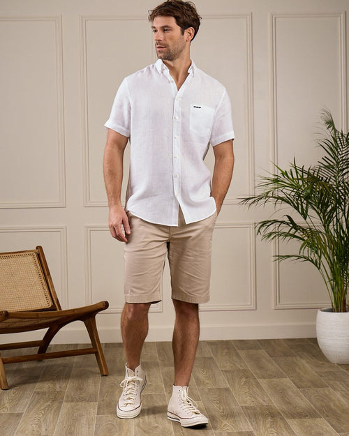 Chemise lin Giulio - MISE AU GREEN - 1