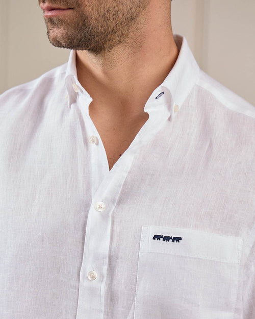 Chemise lin Giulio - MISE AU GREEN - 3