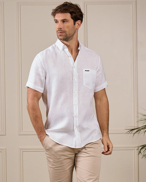 Chemise lin Giulio - MISE AU GREEN - 5