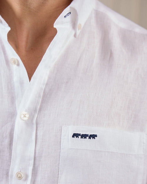 Chemise lin Giulio - MISE AU GREEN - 6