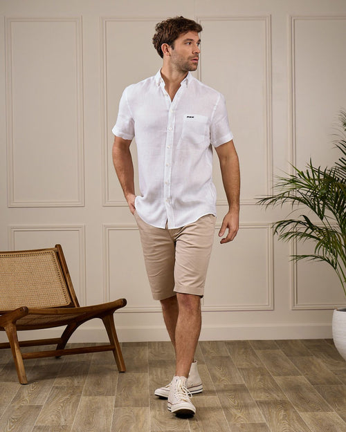 Chemise lin Giulio - MISE AU GREEN - 7