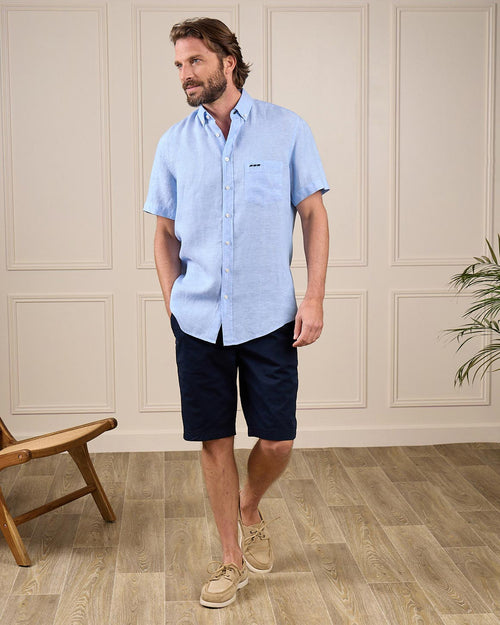 Chemise lin Giulio - MISE AU GREEN - 2