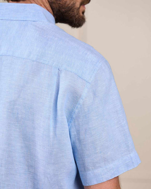 Chemise lin Giulio - MISE AU GREEN - 6