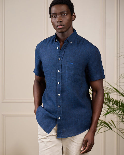 Chemise lin Giulio - MISE AU GREEN - 7