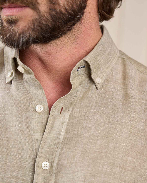 Chemise lin Giulio - MISE AU GREEN - 2