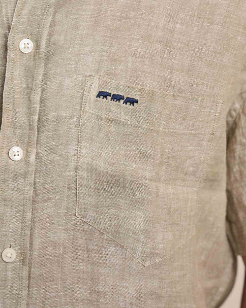 Chemise lin Giulio - MISE AU GREEN - 3