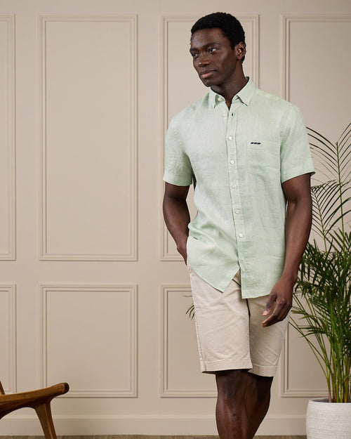 Chemise lin Giulio - MISE AU GREEN - 2