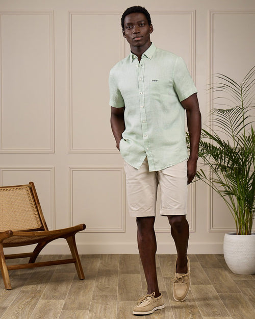 Chemise lin Giulio - MISE AU GREEN - 3