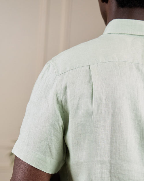 Chemise lin Giulio - MISE AU GREEN - 5