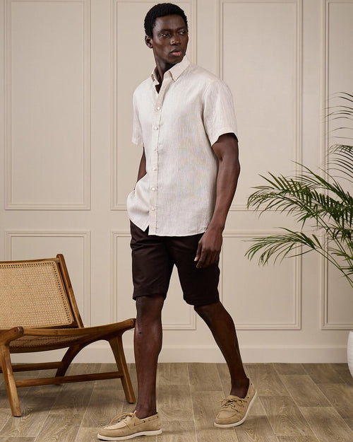 Chemise lin Giulio - MISE AU GREEN - 2