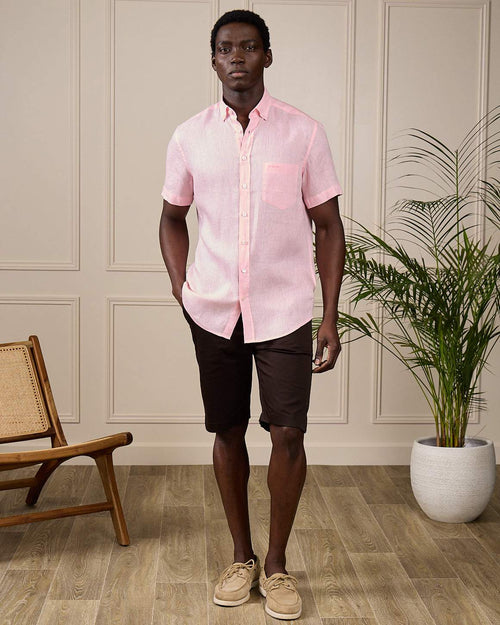 Chemise lin Giulio - MISE AU GREEN - 5