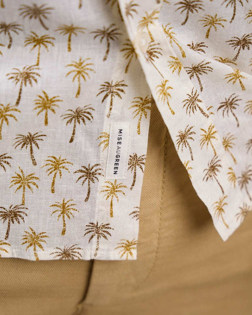 Chemise lin et coton - MISE AU GREEN - 6