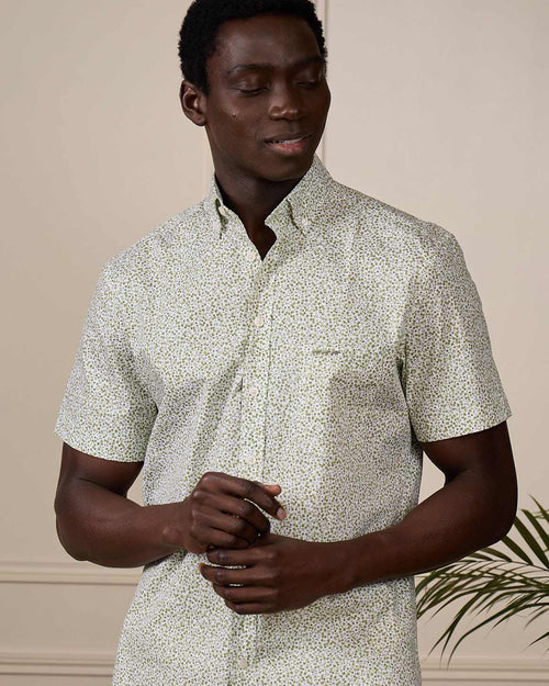 Chemise micro motifs - MISE AU GREEN - 2