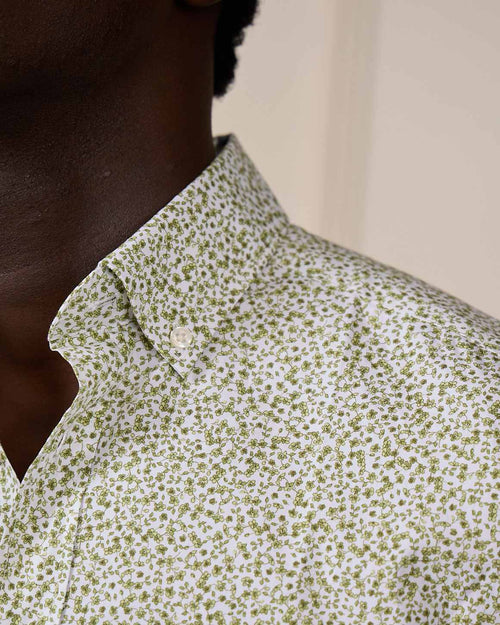 Chemise micro motifs - MISE AU GREEN - 4