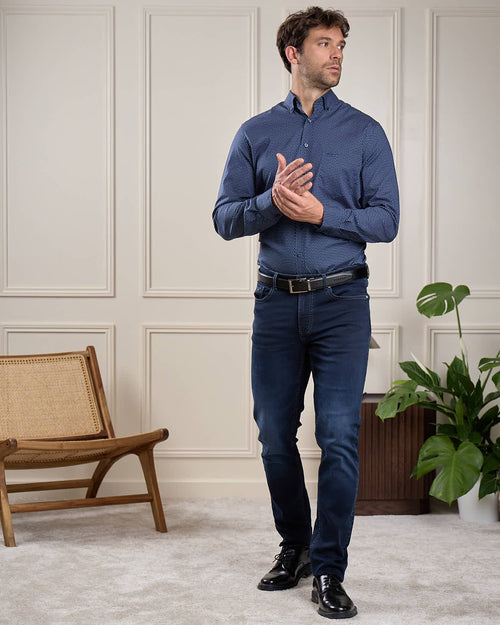 Chemise micro-motifs Hansel - MISE AU GREEN - 2
