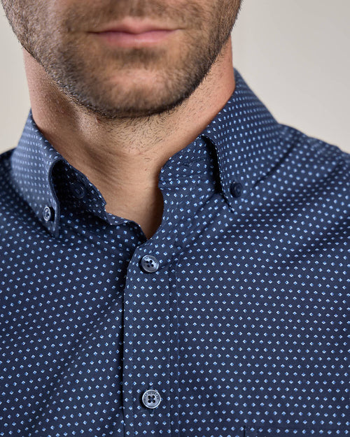 Chemise micro-motifs Hansel - MISE AU GREEN - 5