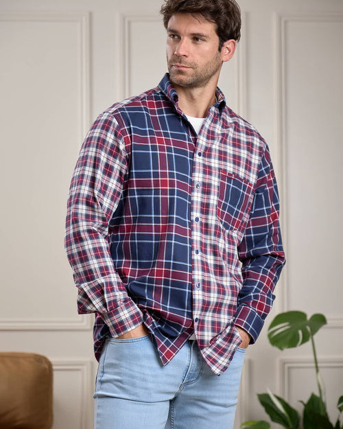 Chemise patch à carreaux Helmut - MISE AU GREEN - 1