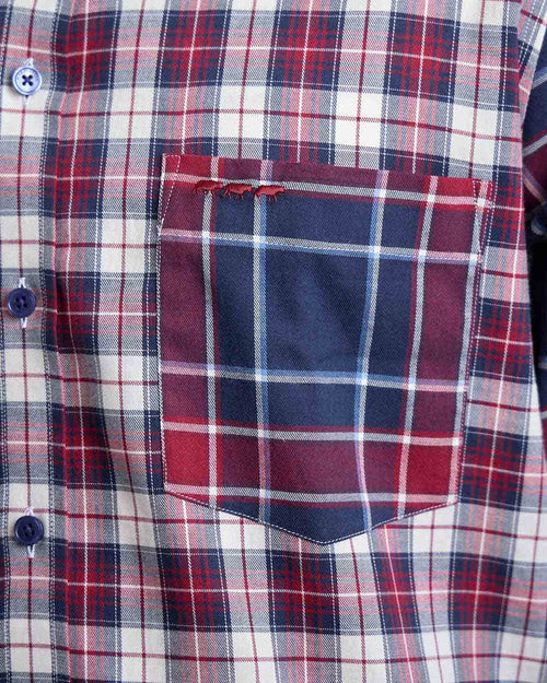 Chemise patch à carreaux Helmut - MISE AU GREEN - 6