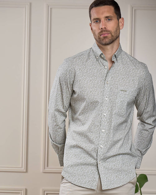 Chemise fleurie Henrik - MISE AU GREEN - 2