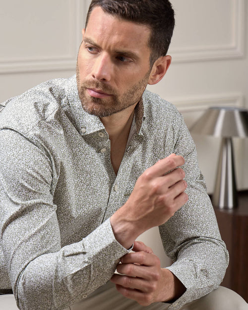 Chemise fleurie Henrik - MISE AU GREEN - 8
