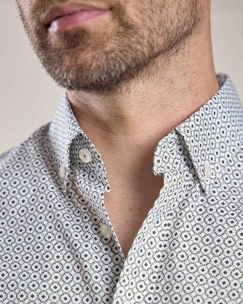 Chemise à motifs Hernan - MISE AU GREEN - 5