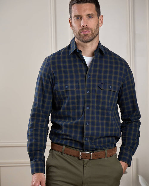 Chemise à carreaux Hinaut - MISE AU GREEN - 1