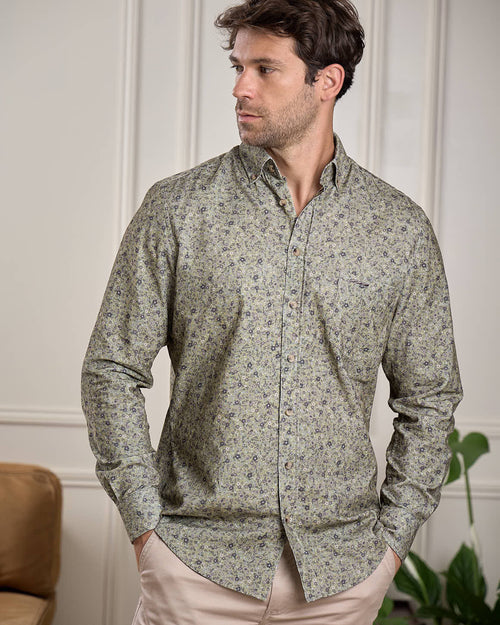 Chemise velours Hindia - MISE AU GREEN - 1