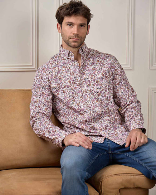 Chemise motif cachemire - MISE AU GREEN - 1