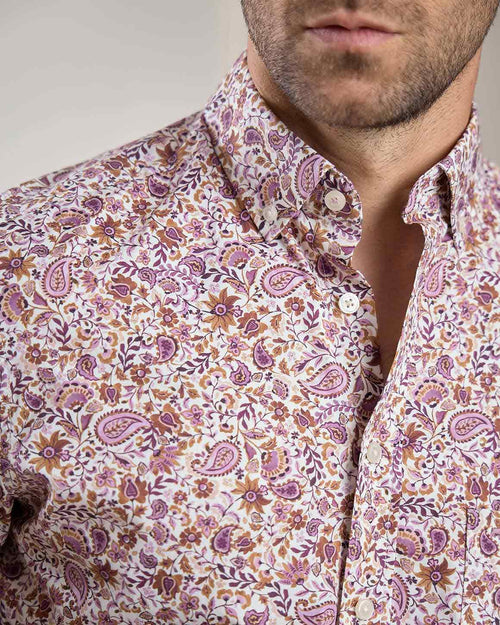 Chemise motif cachemire - MISE AU GREEN - 6