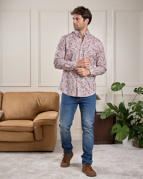Chemise motif cachemire - MISE AU GREEN - 8