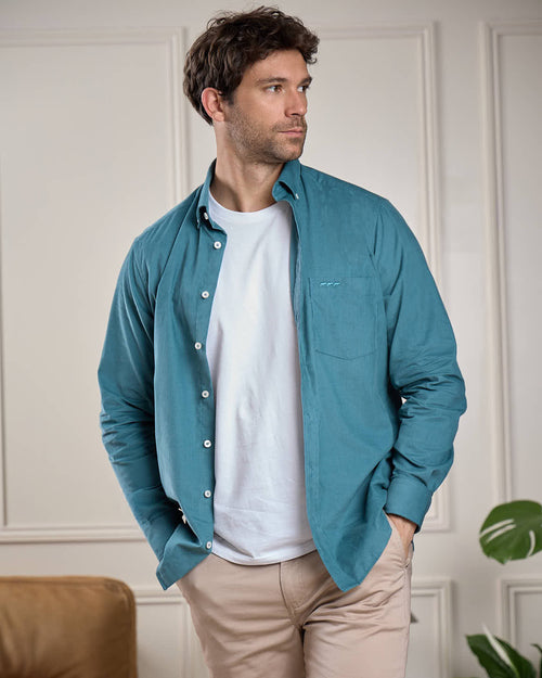 Chemise velours millerais - MISE AU GREEN - 2