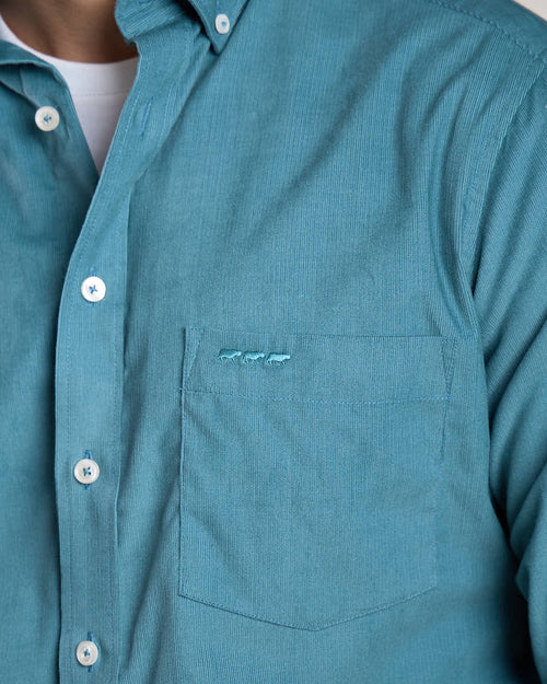 Chemise velours millerais - MISE AU GREEN - 4