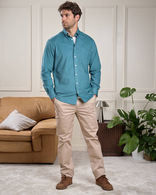 Chemise velours millerais - MISE AU GREEN - 5