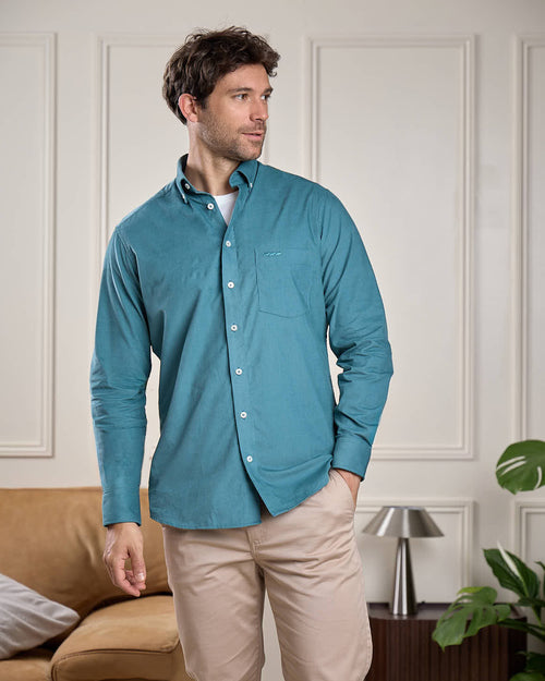 Chemise velours millerais - MISE AU GREEN - 8
