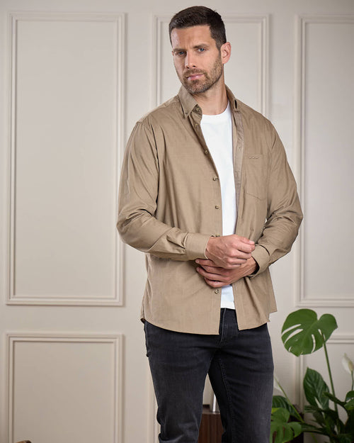 Chemise velours millerais - MISE AU GREEN - 1