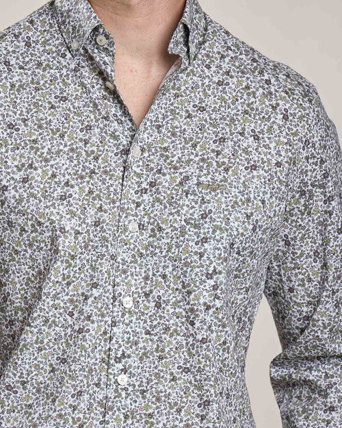 Chemise fleurie Hubert - MISE AU GREEN - 6