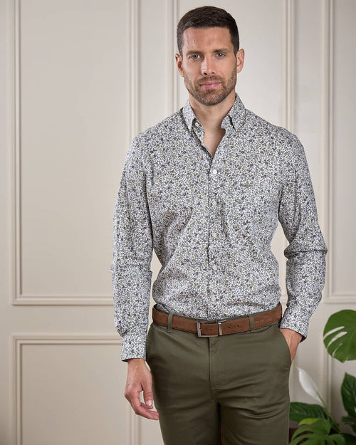 Chemise fleurie Hubert - MISE AU GREEN - 7