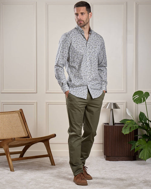 Chemise fleurie Hubert - MISE AU GREEN - 8