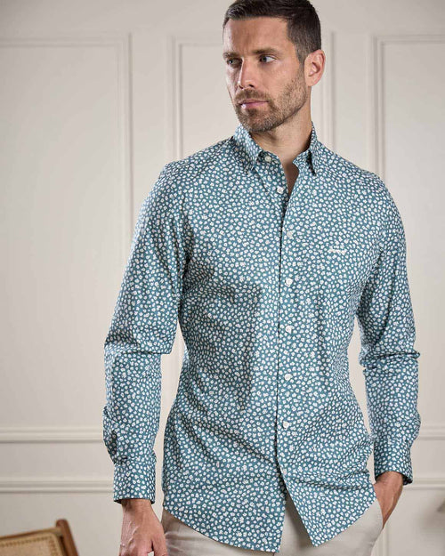 Chemise fleurie cintrée Hulric - MISE AU GREEN - 1