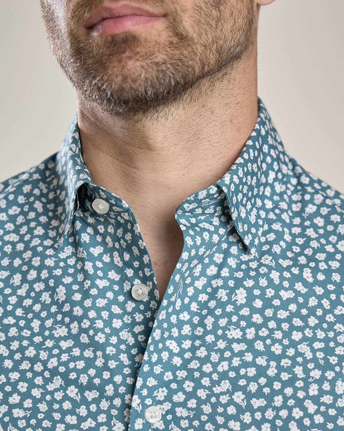 Chemise fleurie cintrée Hulric - MISE AU GREEN - 4