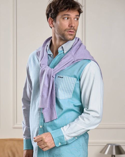 Chemise patch Oxford - MISE AU GREEN - 2