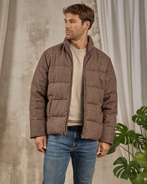 Doudoune à carreaux - MISE AU GREEN - 1