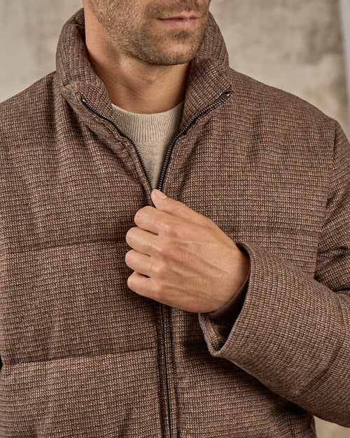 Doudoune à carreaux - MISE AU GREEN - 4